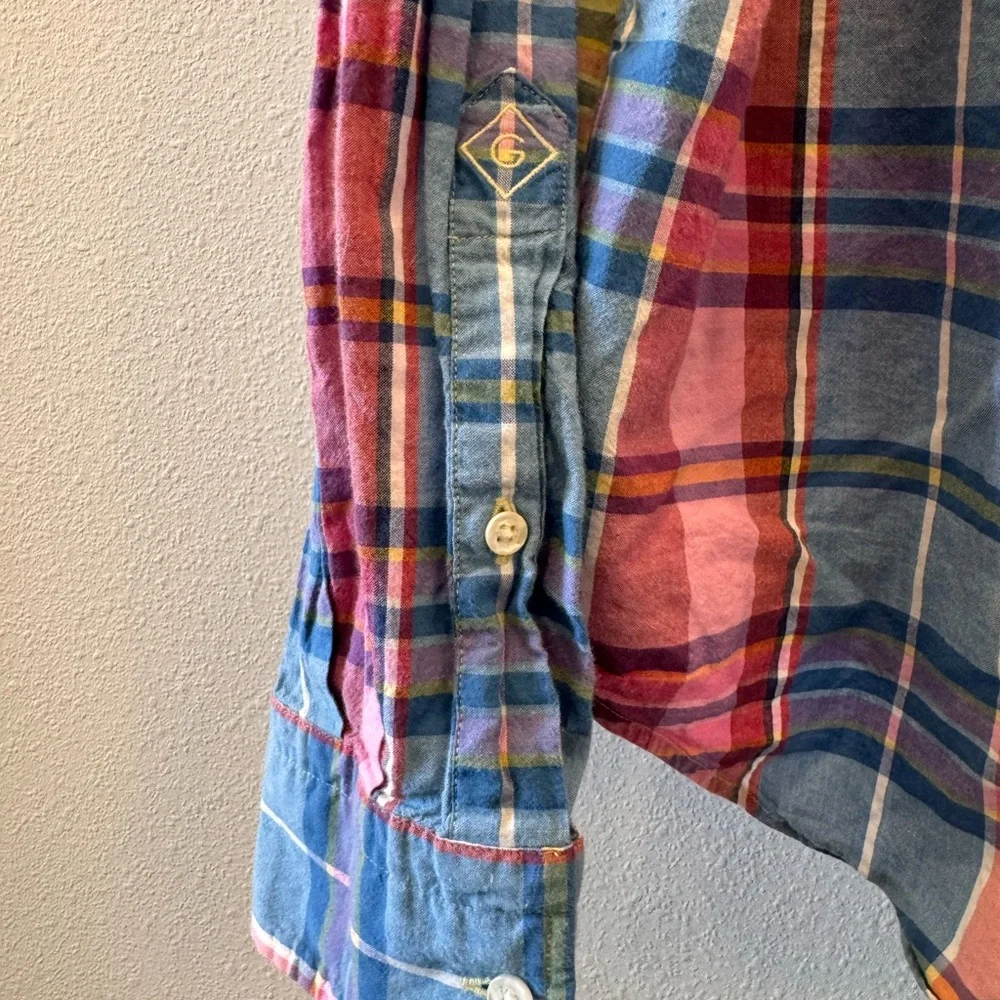 Gant Madras Plaid Men's Shirt - Picture 5 of 6